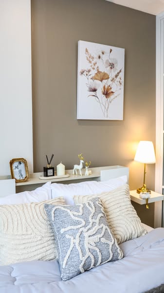bedroom of Dcondo Charan-Bang Khun Non
