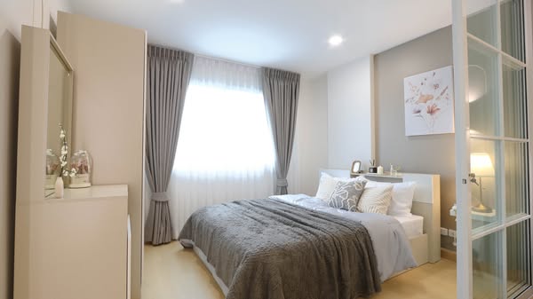bedroom of Dcondo Charan-Bang Khun Non