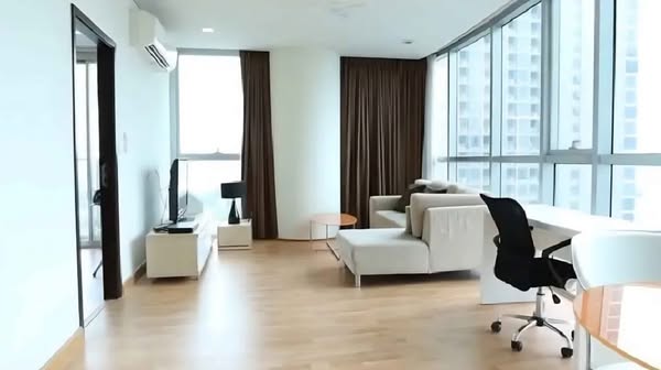 living room and room interior of Le Luk Condominium
