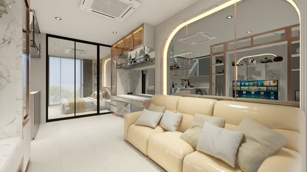 living room of Supalai Icon Sathon