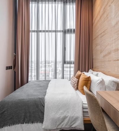 bedroom of THE LINE Sukhumvit 101