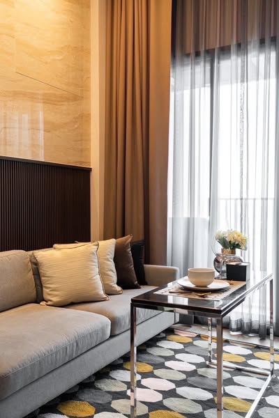 living room of THE LINE Sukhumvit 101