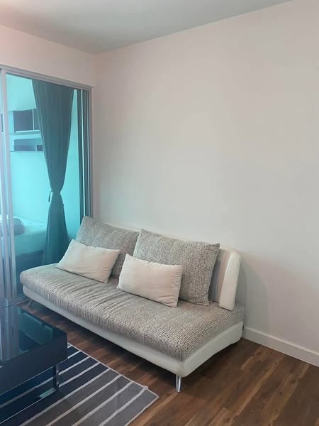 living room and bedroom of A Space ME Sukhumvit 77