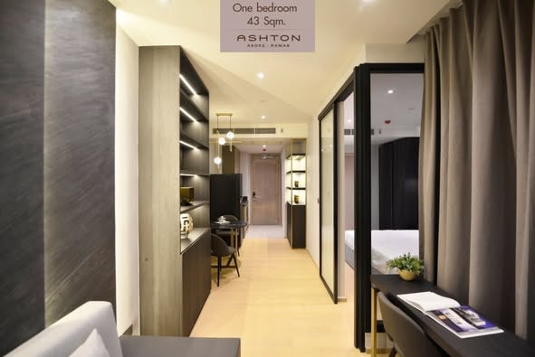 bedroom and room interior of ASHTON Asoke – Rama 9