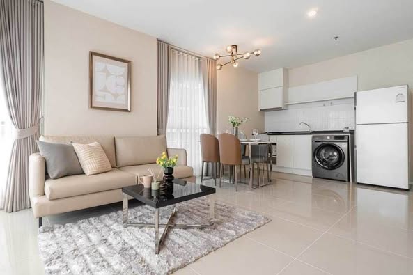 bedroom and living room of Aspire Rama 9