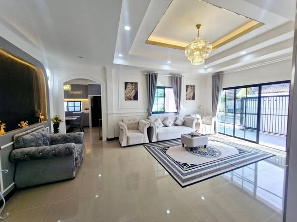 living room of Beautiful Pool Villa Hua Hin