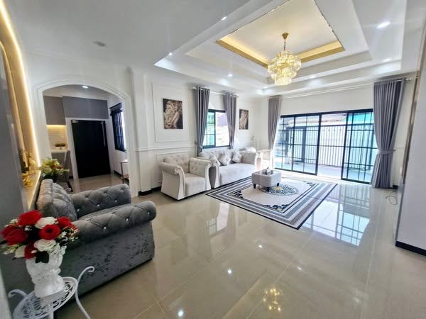 living room of Beautiful Pool Villa Hua Hin