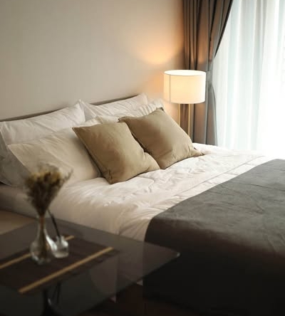 bedroom of IDEO Rama9 – Asoke