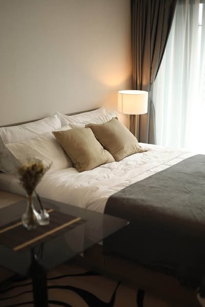 bedroom of IDEO Rama9 – Asoke
