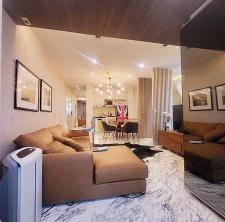 living room of IDEO Ratchada-Huai Khwang