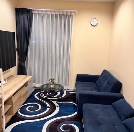 living room and bedroom of Life Asoke Hype