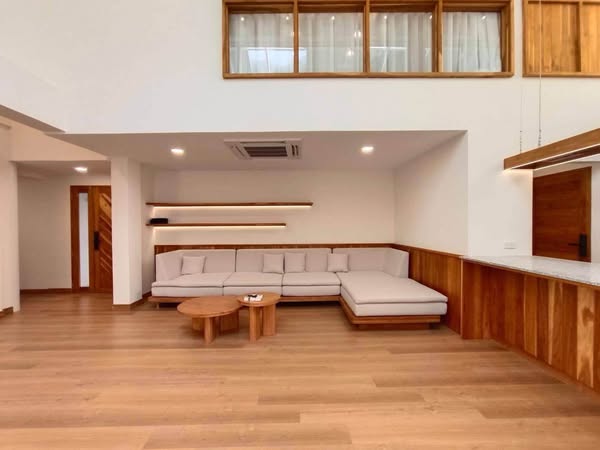 living room of บ้านรีโนเวท