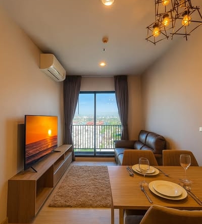 living room and room interior of Niche MONO Sukhumvit Bearing