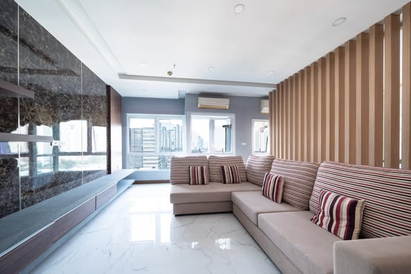 living room and room interior of PG Rama 9
