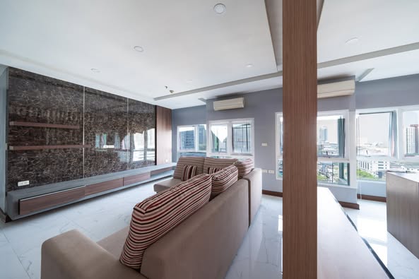 living room and room interior of PG Rama 9