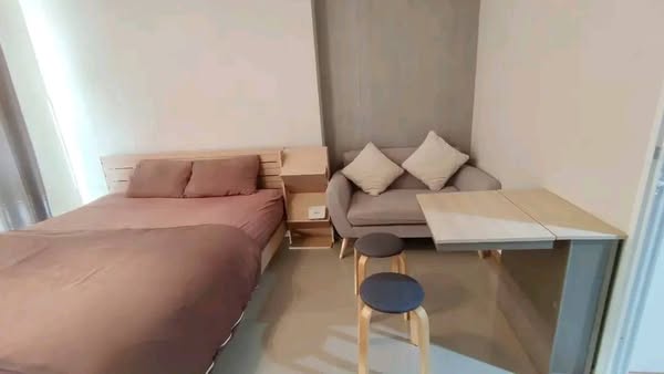 bedroom of Ratchada Orchid Condominium