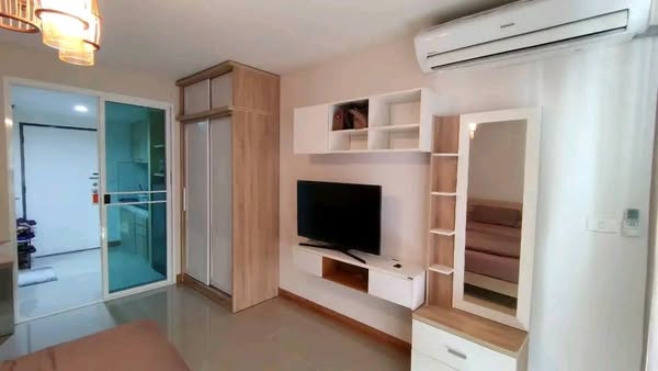 bedroom of Ratchada Orchid Condominium