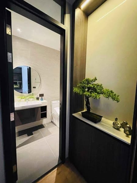 room interior and bathroom of The Fine Bangkok