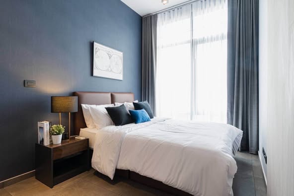 bedroom of The Lofts Asoke