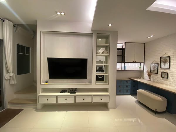 living room and room interior of Villaggio Srinakarin-Bangna