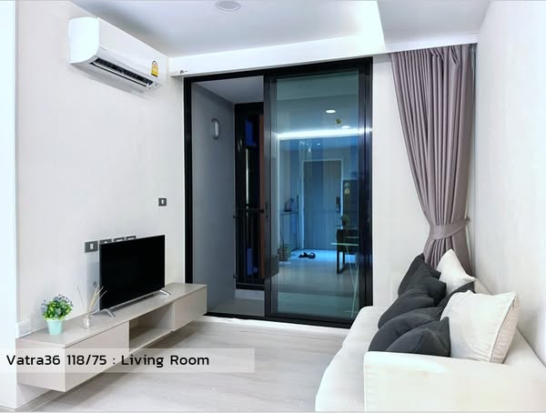 bedroom and living room and room interior of VTARA36 Condominium