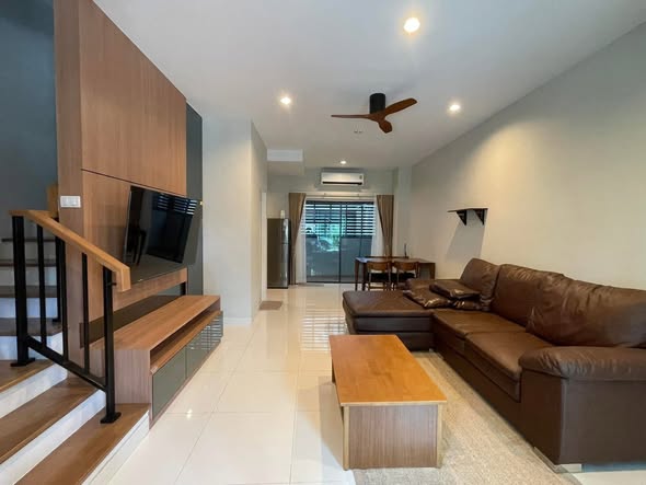 living room and room interior of ทาวน์โฮม 3 ชั้น