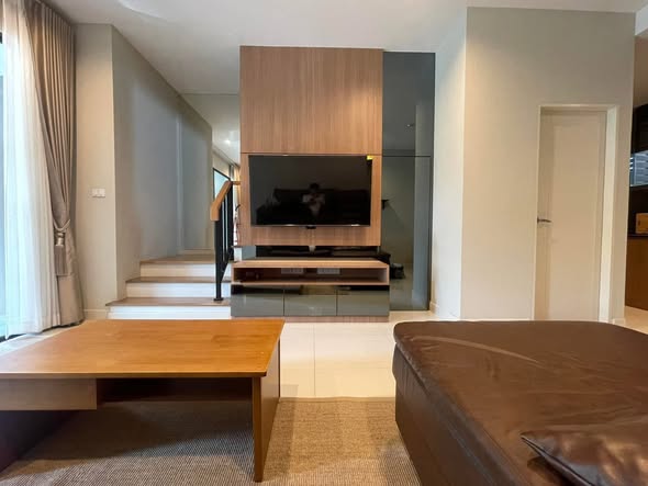 living room and room interior of ทาวน์โฮม 3 ชั้น