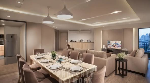 living room and room interior of CASA@20: Premium studios: monthly and long stay rentals – please whatsapp for details.