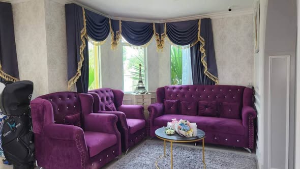 bedroom and living room of Grand Canal Don Mueang