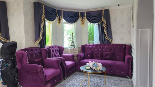 bedroom and living room of Grand Canal Don Mueang