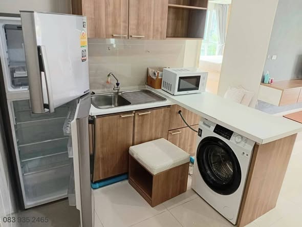 kitchen of Happy condo ladprao