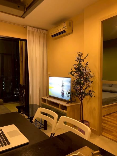 bedroom of IDEO Ratchada-Huai Khwang