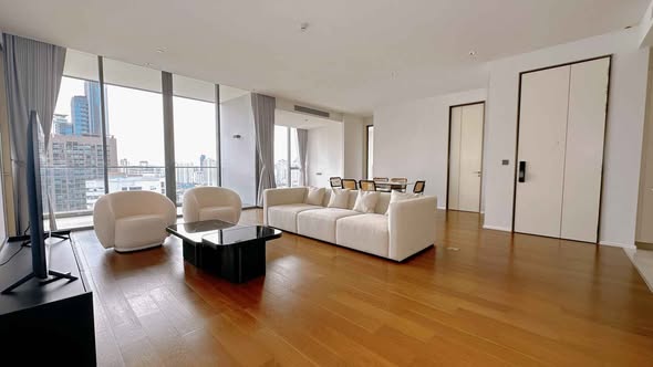 living room of KRAAM Sukhumvit 26 (คราม สุขุมวิท 26)