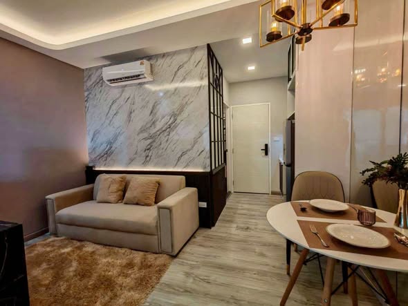 living room of Supanich condo