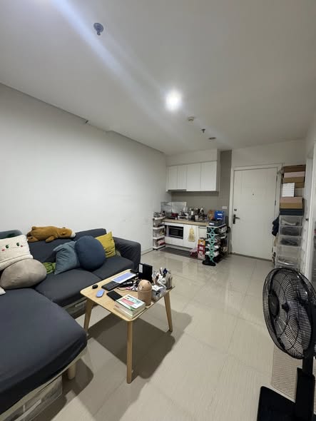 bedroom and living room of TC-Green Condominium