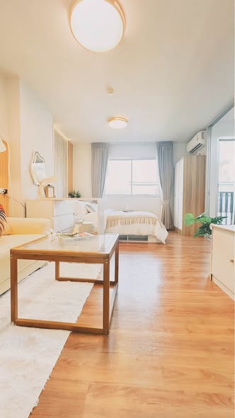 bedroom and living room of U Dee Condo