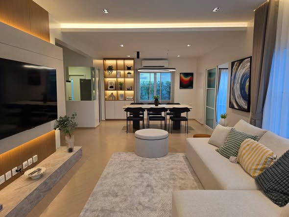 living room of Villaggio 3 Srinakarin-Bangna