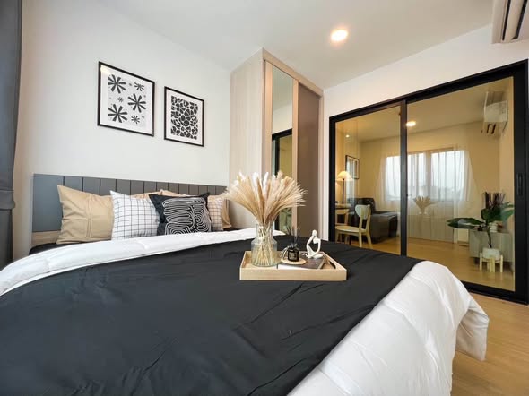 bedroom of ชีวาทัย ฮอลล์มาร์ค ลาดพร้าว – โชคชัย 4 (เฟส 2)