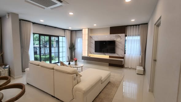 bedroom and living room of Centro Bangna