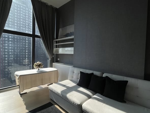 living room and bedroom and room interior of Chewathai Residence Asoke