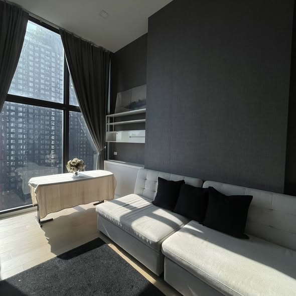 living room and bedroom and room interior of Chewathai Residence Asoke