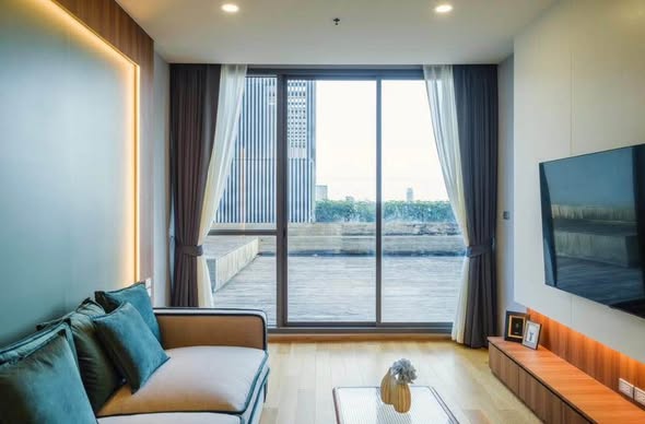 living room and bedroom and room interior of Hyde Sukhumvit 13
