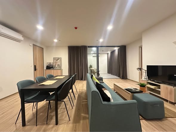 living room of Ideo Q Phaya Thai