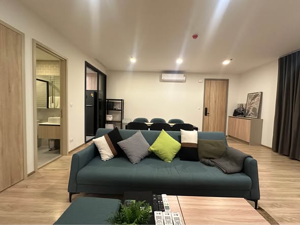 living room and room interior of Ideo Q Phaya Thai