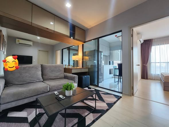living room and bedroom and room interior of Life Sukhumvit 48