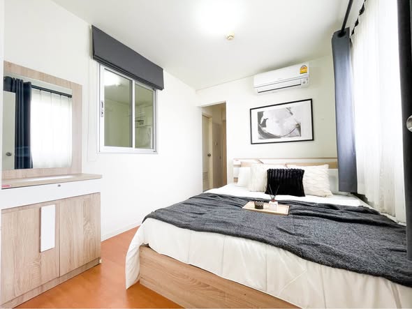 bedroom of Lumpini Mixx Thepharak – Srinagarindra