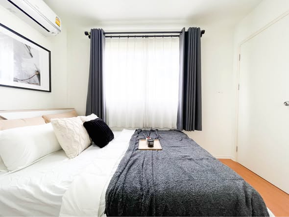 bedroom of Lumpini Mixx Thepharak – Srinagarindra