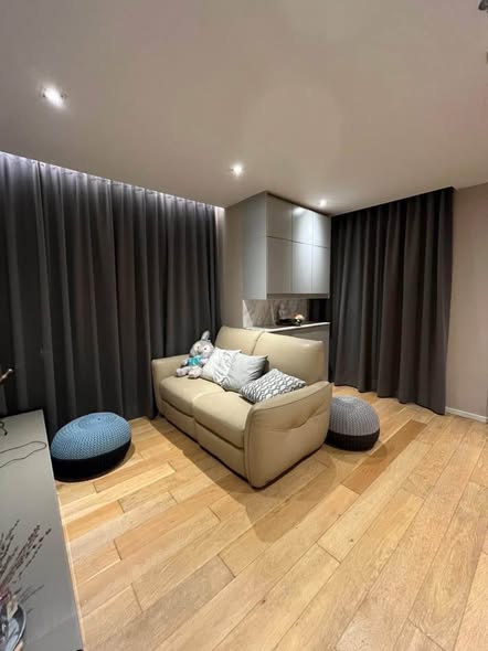 bedroom and living room and room interior of Lumpini Place Srinagarindra – Hua Mak Station