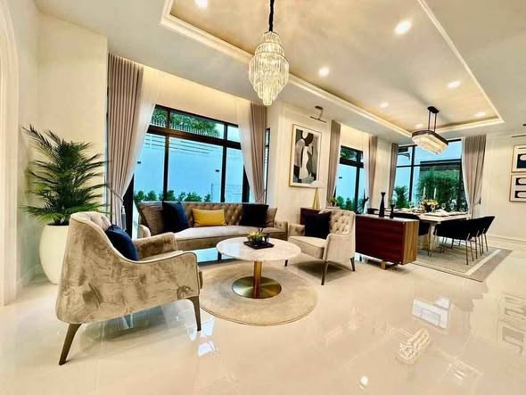 living room of Perfect Masterpiece Sukhumvit 77