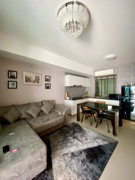 living room of Pleno Rama 9-Krungthep Kreetha